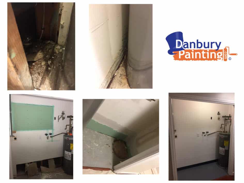 Water Damaged Drywall Repair in Danbury Ct and Surrounding areas