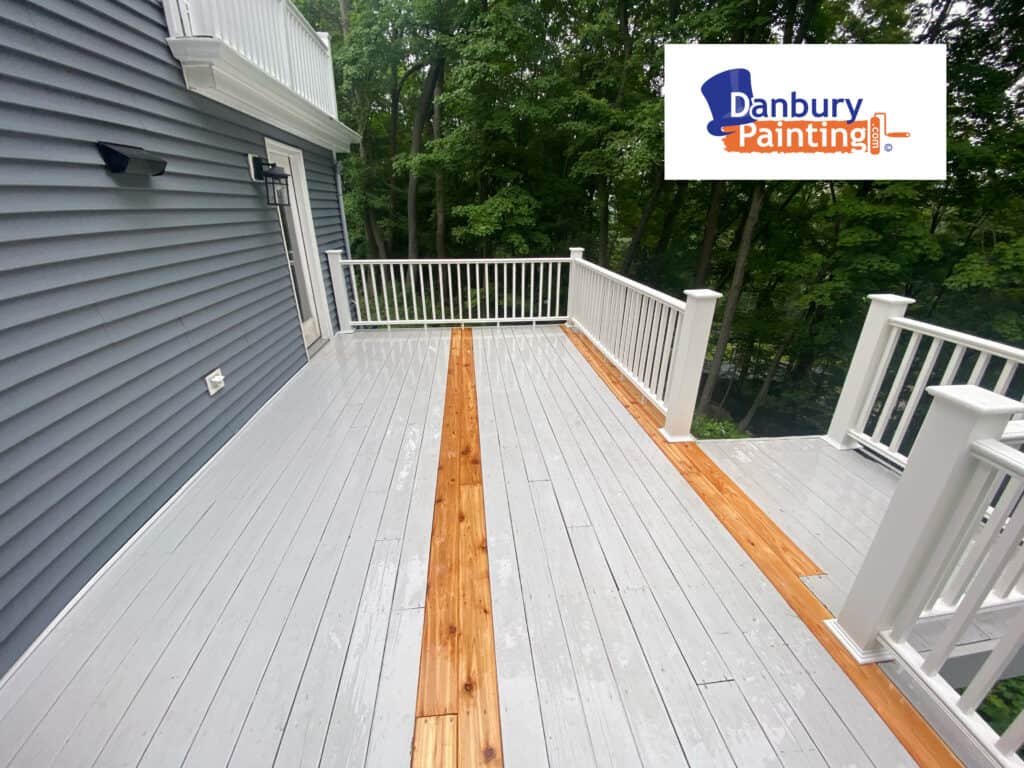 Deck Staining, Rail System Install, Deck Board install