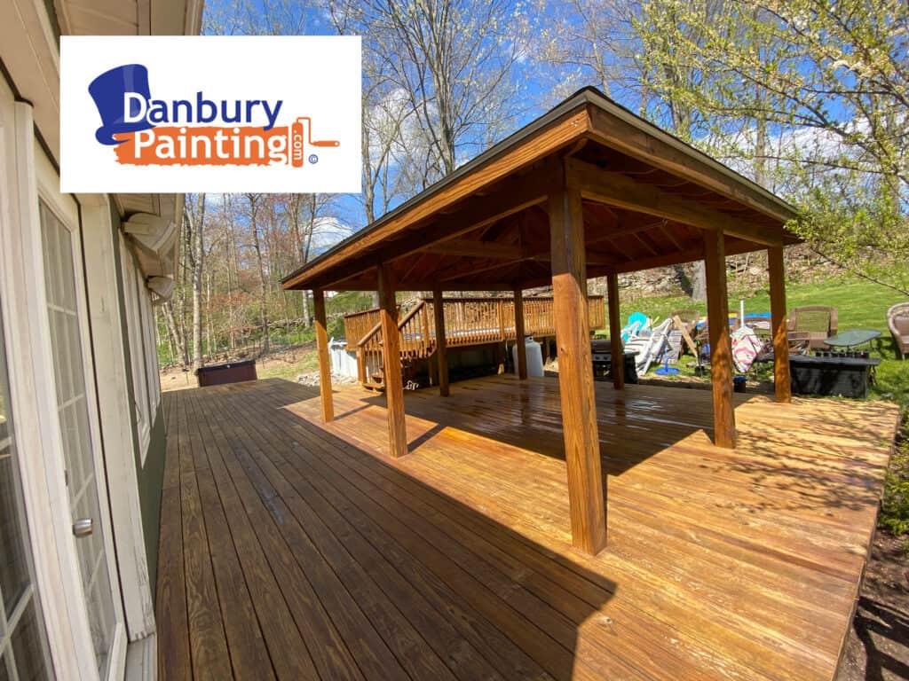 Deck Staining Danbury, New Milford, Ridgefield, Bethel, New Fairfield, Ct. Painting Company