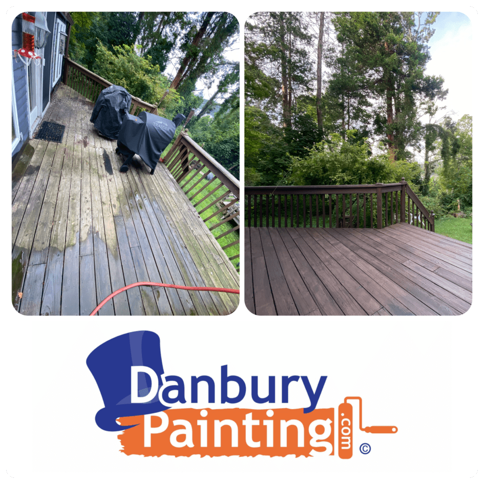 deck Staining by Danbury Painting in New Fairfield CT