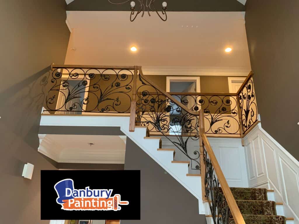 Interior Painting of A Large Foyer