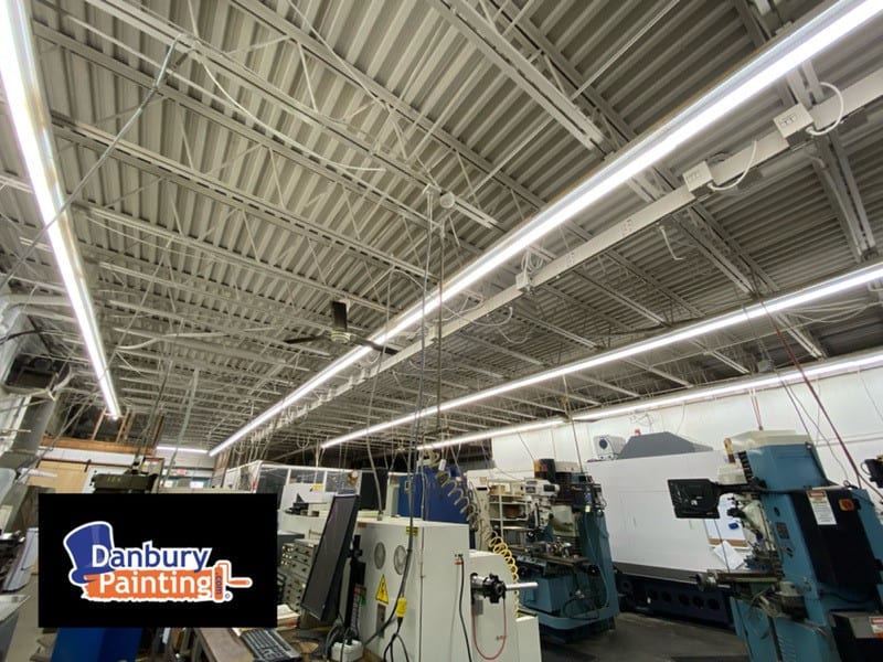 Commercial and Industrial Painting of a Manufacturing Ceiling in Brookfield CT