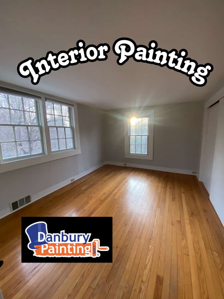 Painting of a Bedroom in Redding, CT.